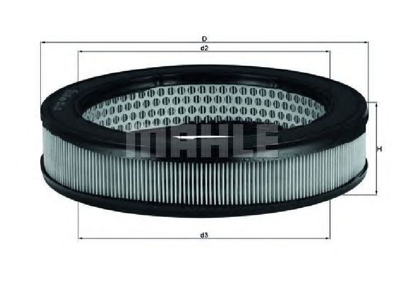 LX 67 KNECHT 77534654 - Air Filter PUCH