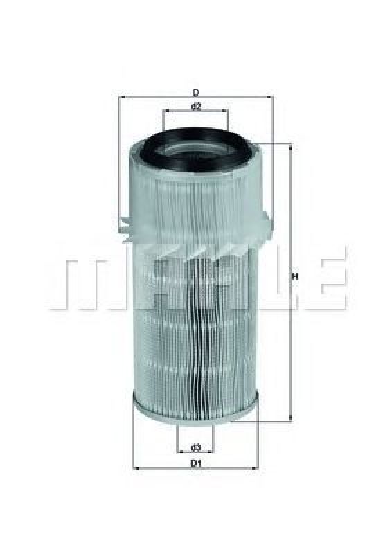 LX 682 KNECHT 79821901 - Air Filter MITSUBISHI