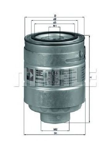 KC 56 KNECHT 77488125 - Fuel filter