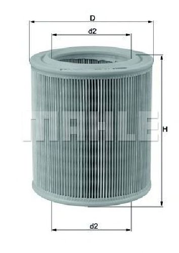 LX 706 KNECHT 79675414 - Air Filter MORGAN