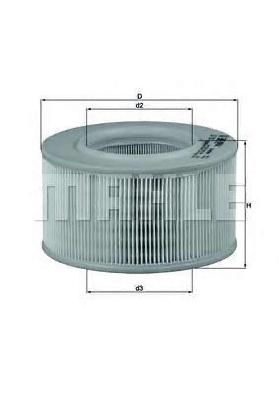 LX 720 KNECHT 79691387 - Air Filter
