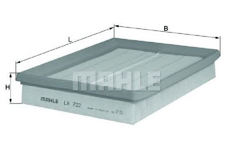 LX 722 KNECHT 79691353 - Air Filter