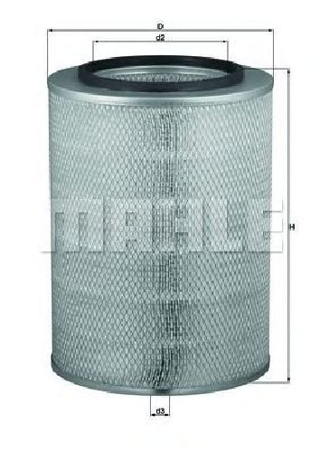 LX 763 KNECHT 79826843 - Air Filter