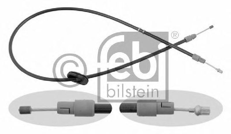 FEBI BILSTEIN 22319 - Cable, parking brake Left Rear | Right Rear