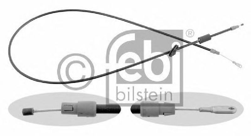 FEBI BILSTEIN 22322 - Cable, parking brake Front MERCEDES-BENZ