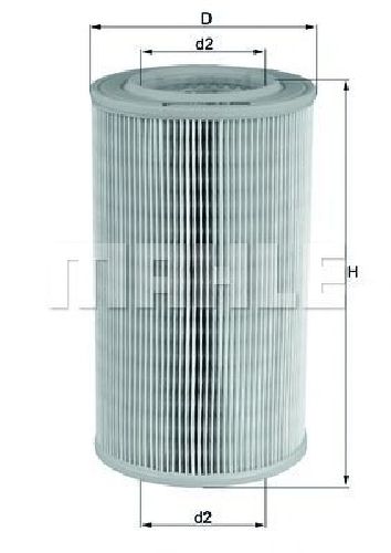 LX 803 KNECHT 79858606 - Air Filter NISSAN