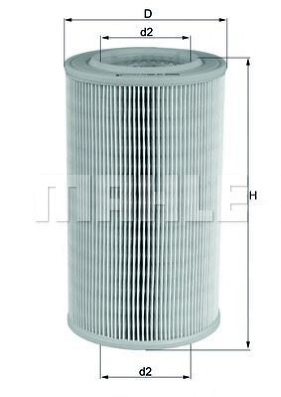 LX 803 KNECHT 79858606 - Air Filter NISSAN