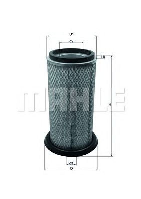 LX 822 KNECHT 79878893 - Air Filter