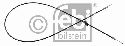 FEBI BILSTEIN 22676 - Cable, parking brake Front MERCEDES-BENZ