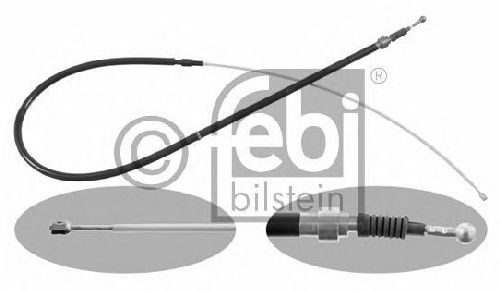 FEBI BILSTEIN 22736 - Cable, parking brake Left Rear | Right Rear SKODA, VW