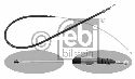 FEBI BILSTEIN 22736 - Cable, parking brake Left Rear | Right Rear SKODA, VW