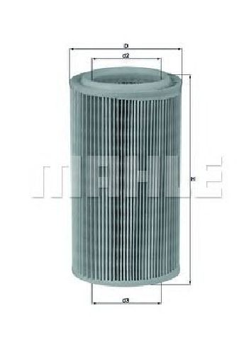 LX 852 KNECHT 79898040 - Air Filter PEUGEOT, CITROËN