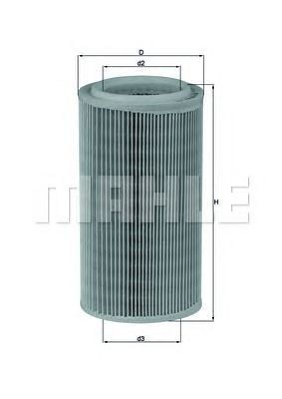 LX 852 KNECHT 79898040 - Air Filter PEUGEOT, CITROËN