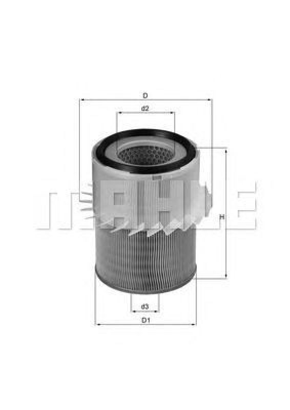 LX 878 KNECHT 78433898 - Air Filter