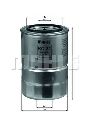 KC 82D KNECHT 79631359 - Fuel filter ISUZU, PROTON, KIA