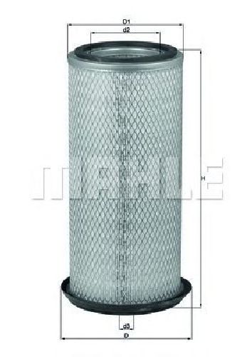 LX 940 KNECHT 78471310 - Air Filter LAND ROVER