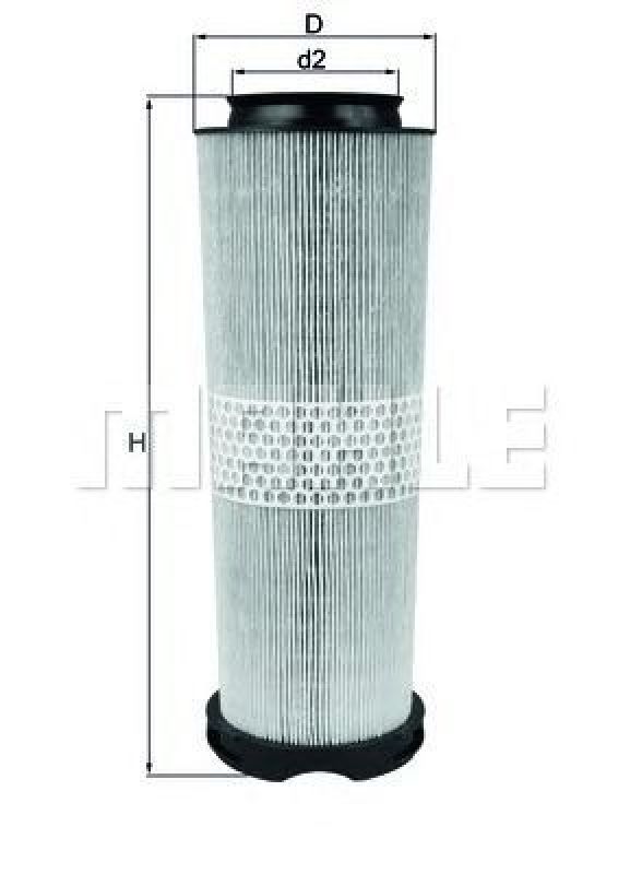 LX 943 KNECHT 76621775 - Air Filter MERCEDES-BENZ