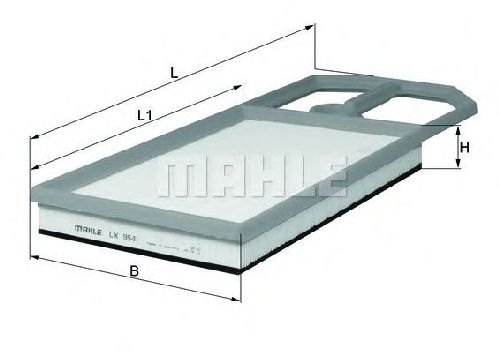 LX 954 KNECHT 78502064 - Air Filter