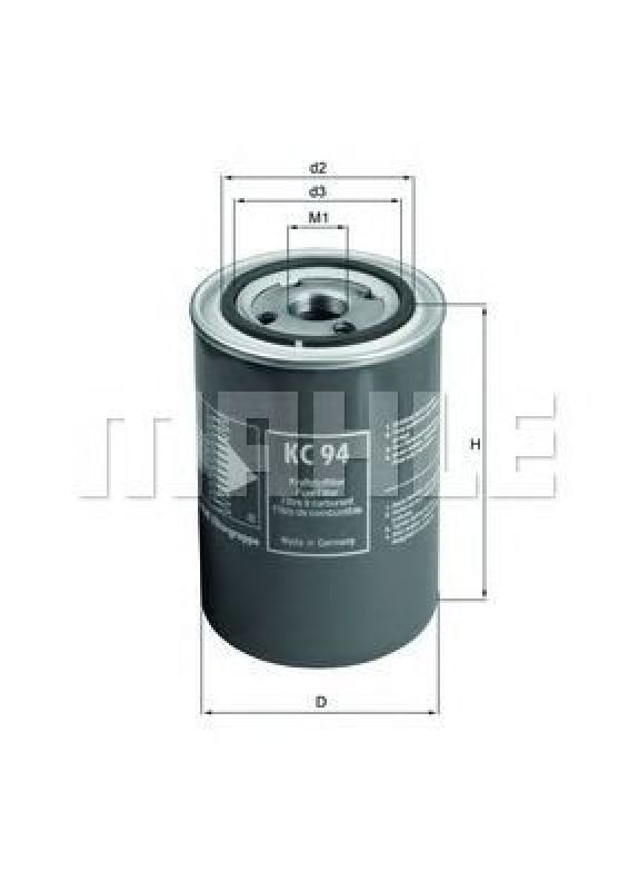 KC 94 KNECHT 79820986 - Fuel filter SCANIA