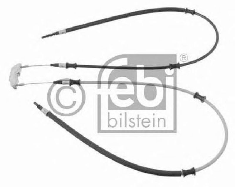 FEBI BILSTEIN 23954 - Cable, parking brake Left Rear | Right Rear