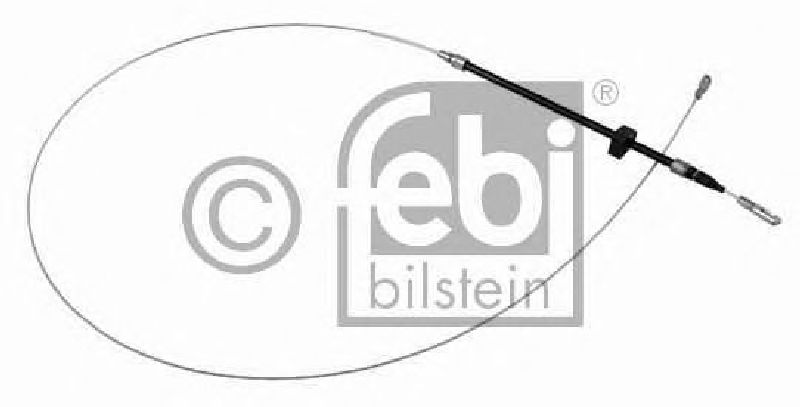 FEBI BILSTEIN 23972 - Cable, parking brake Left Rear | Right Rear