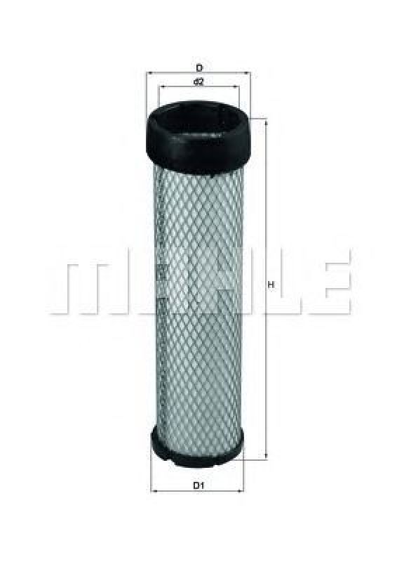 LXS 256 KNECHT 76831077 - Secondary Air Filter NEW HOLLAND