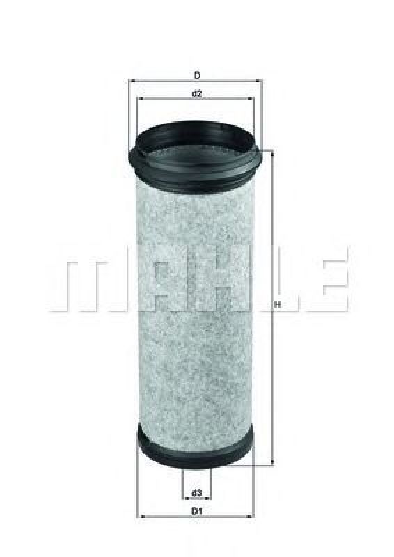 LXS 47 KNECHT 78601809 - Secondary Air Filter MAN, IVECO, NEOPLAN, DAF