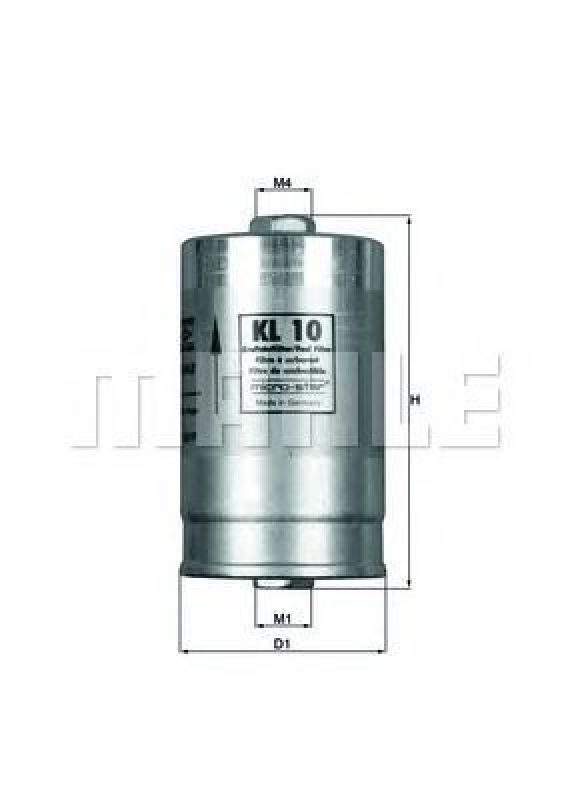 KL 10 KNECHT 77725500 - Fuel filter