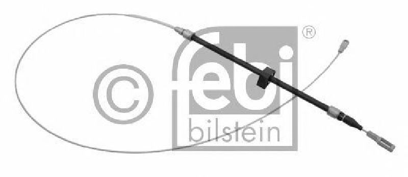 FEBI BILSTEIN 24228 - Cable, parking brake Left Rear | Right Rear