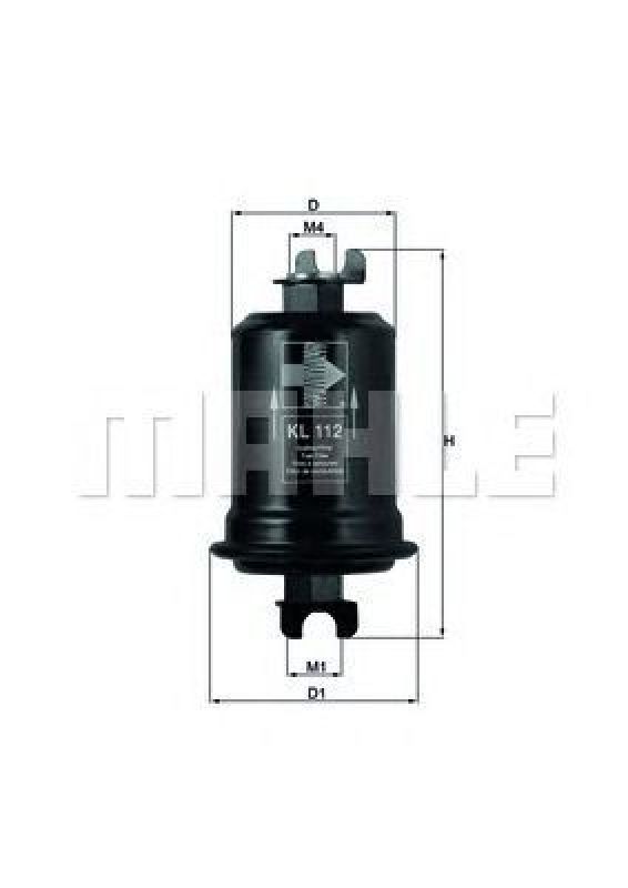 KL 112 KNECHT 79631110 - Fuel filter