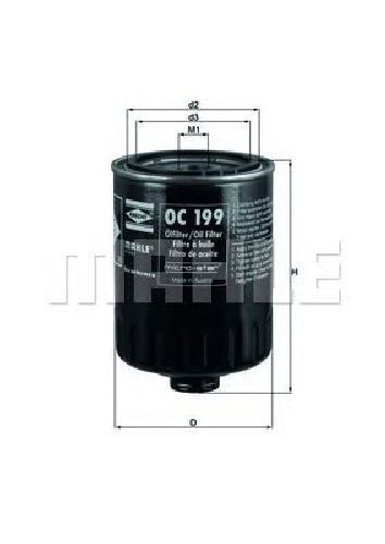 OC 199 KNECHT 77496367 - Oil Filter