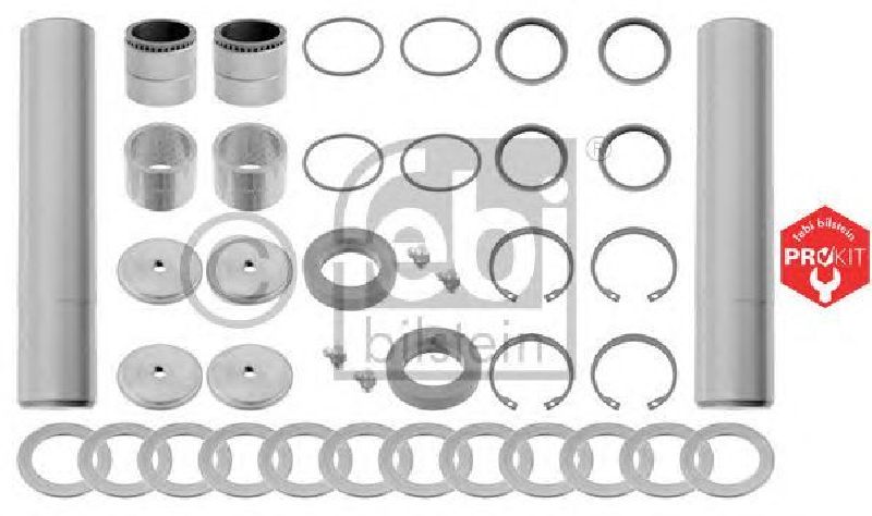 FEBI BILSTEIN 24650 - Repair Kit, kingpin PROKIT Front Axle left and right MAN