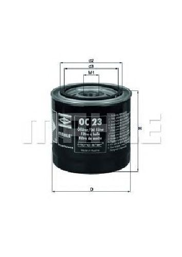 OC 23 OF KNECHT 72014660 - Oil Filter MOSKVICH, FORD OTOSAN