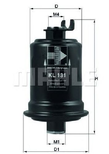 KL 131 KNECHT 79631532 - Fuel filter