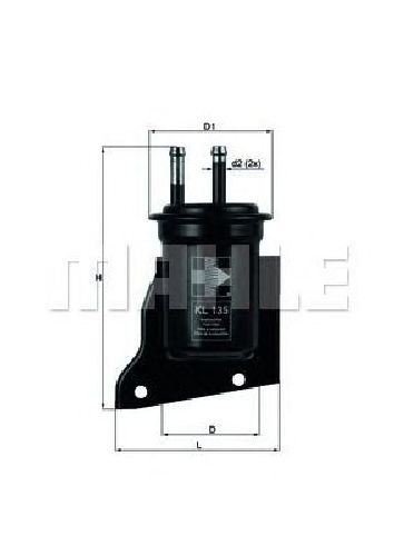 KL 135 KNECHT 79631615 - Fuel filter
