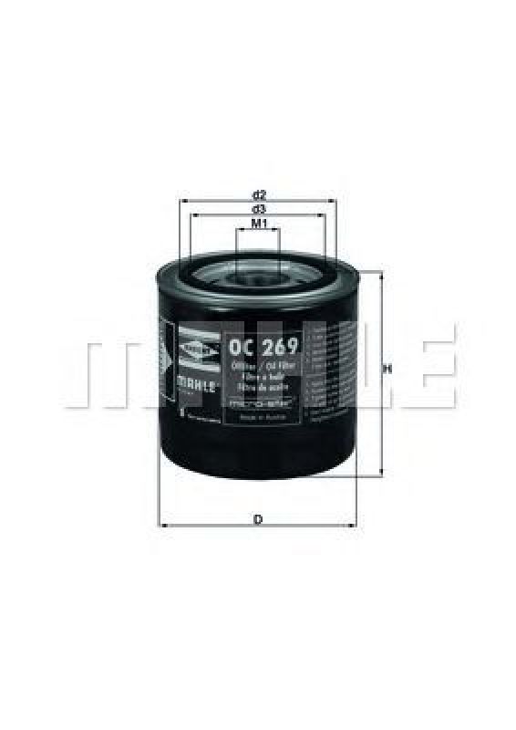 OC 269 KNECHT 79689878 - Oil Filter