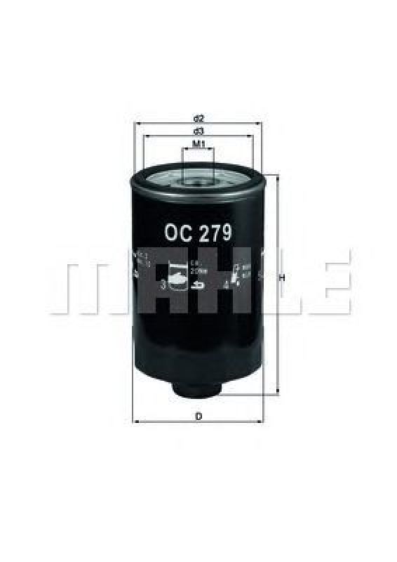 OC 279 KNECHT 79814856 - Oil Filter