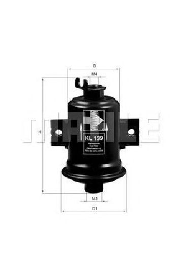 KL 139 KNECHT 79631706 - Fuel filter