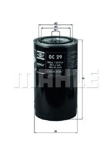 OC 29 KNECHT 77002512 - Oil Filter