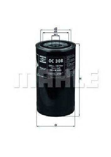 OC 308 KNECHT 78424673 - Oil Filter