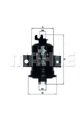 KL 143 KNECHT 79631789 - Fuel filter