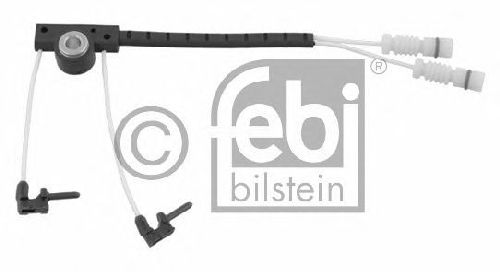 FEBI BILSTEIN 26073 - Warning Contact, brake pad wear Front Axle left and right MERCEDES-BENZ