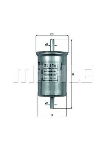 KL 146 KNECHT 79642919 - Fuel filter RENAULT, HYUNDAI, KIA