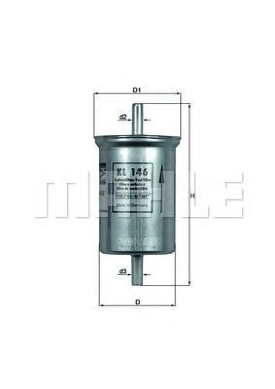 KL 146 KNECHT 79642919 - Fuel filter RENAULT, HYUNDAI, KIA