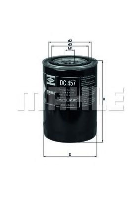 OC 457 KNECHT 76664080 - Oil Filter