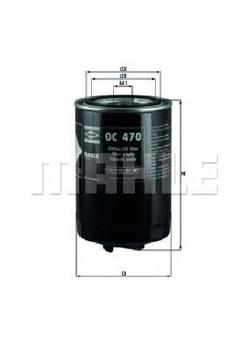 OC 470 KNECHT 76889257 - Oil Filter SEAT