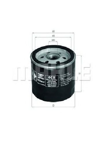 OC 5 KNECHT 72014033 - Oil Filter