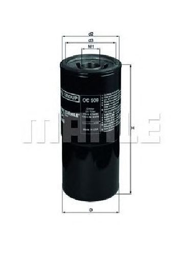 OC 508 KNECHT 76808356 - Oil Filter