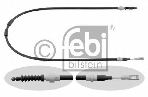 FEBI BILSTEIN 26455 - Cable, parking brake Left Rear | Right Rear VW, SEAT