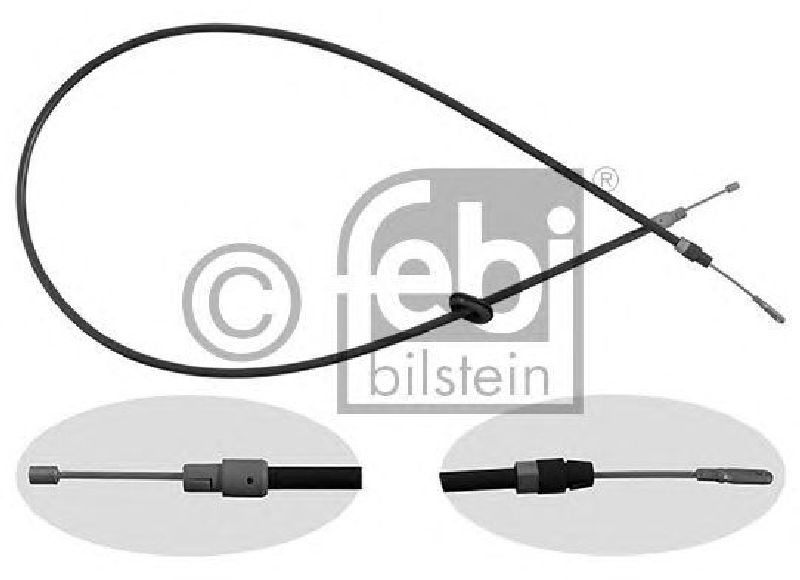 FEBI BILSTEIN 26468 - Cable, parking brake Front